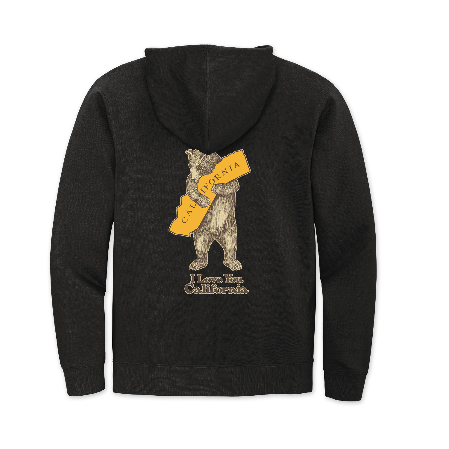 SF Mercantile California Bear Hug Zip Fleece Hoodie