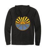 SF Mercantile Golden Gate Bridge Sunset Peace Zip Fleece Hoodie