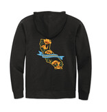 SF Mercantile California State w/ Poppies Fleece Zip Hoodie