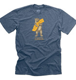 CA Bear Hug Unisex Tee, Navy Frost