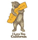 CA Bear Hug Unisex Tee, Navy Frost