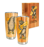 California Woodgrain Bear Hug Travel Mug