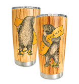 California Woodgrain Bear Hug Travel Mug