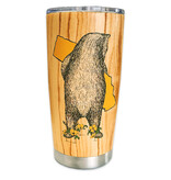 California Woodgrain Bear Hug Travel Mug