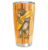 California Woodgrain Bear Hug Travel Mug
