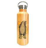 SF Mercantile California Bear Woodgrain Water Bottle