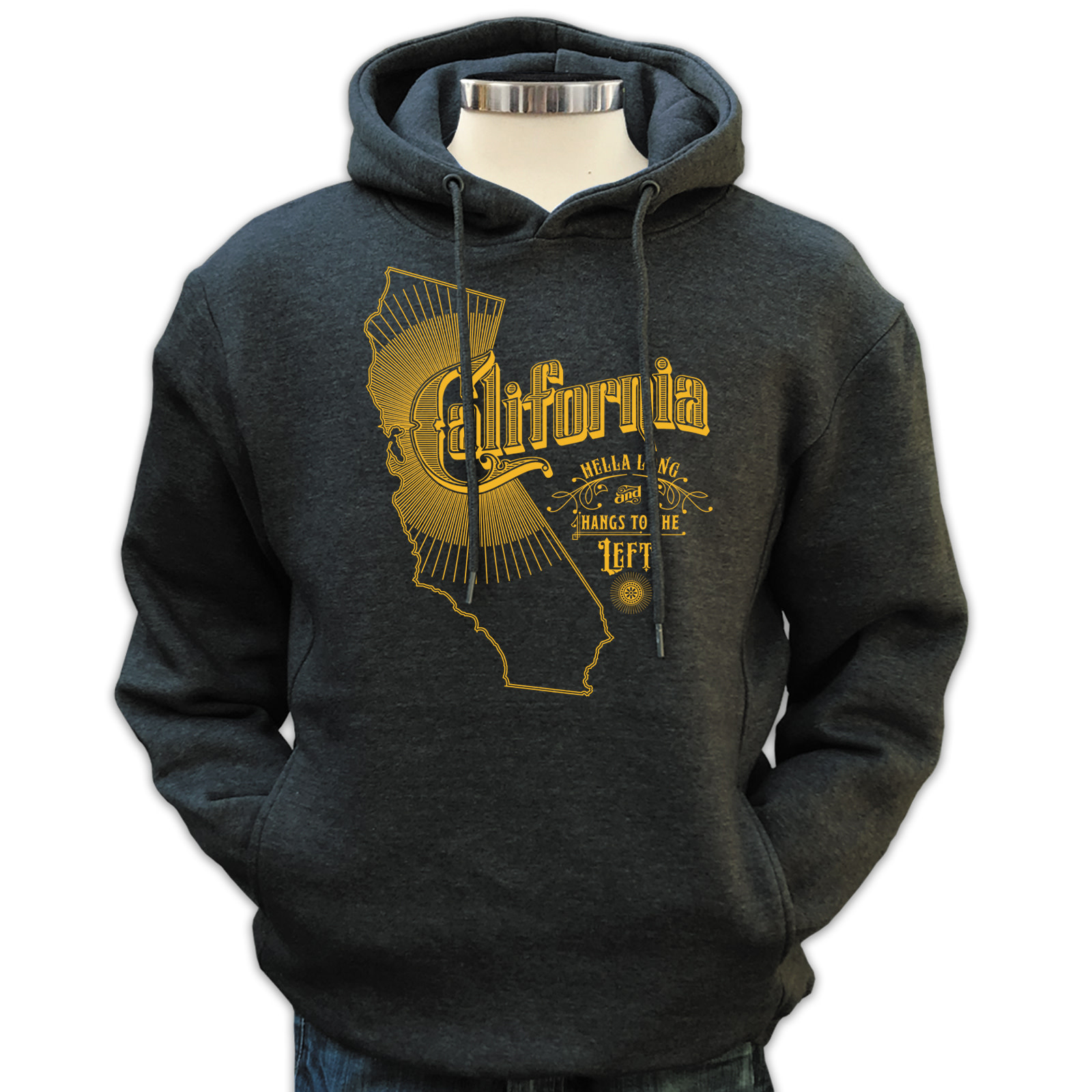 Vintage Graphic California Pullover Hoodie