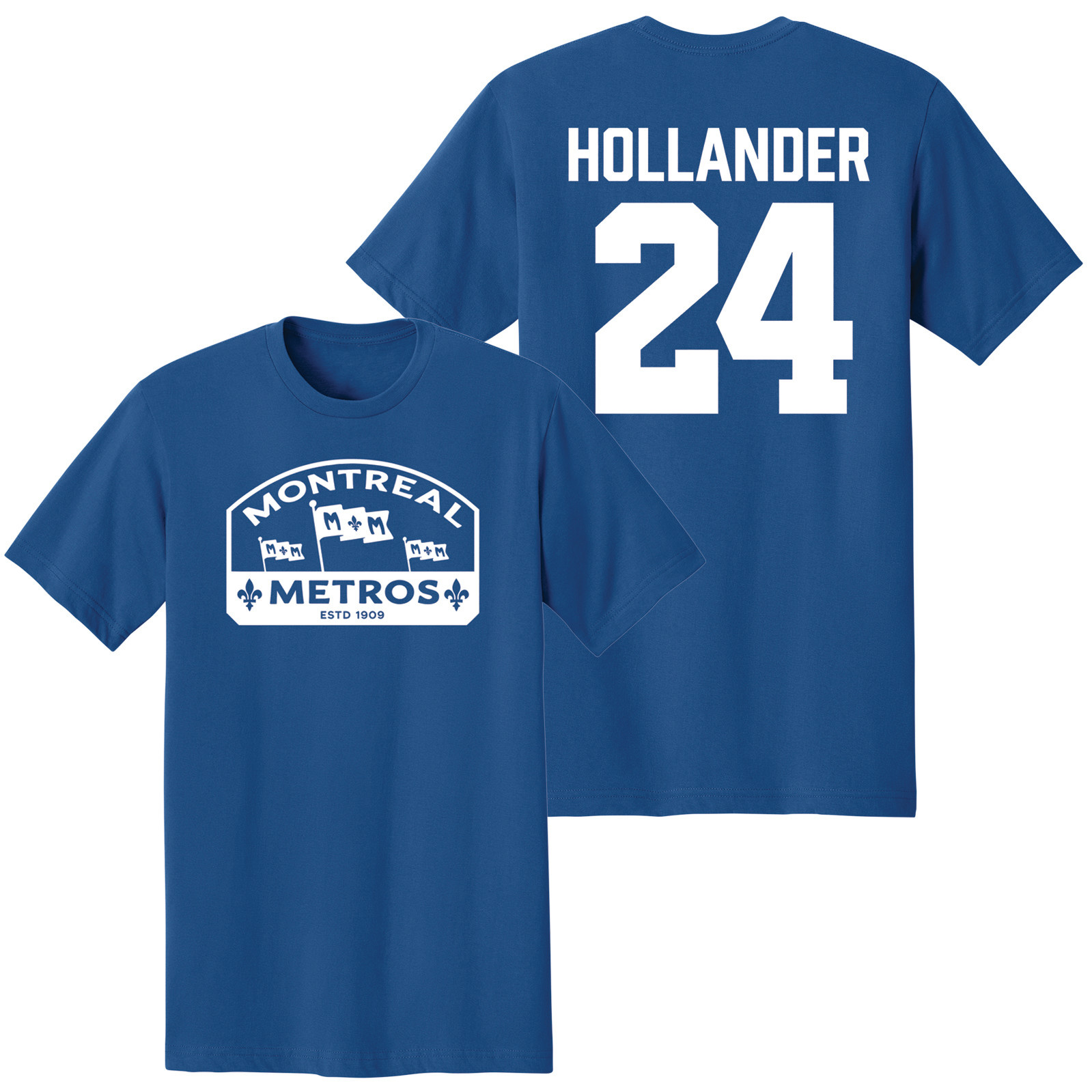24 Hollander Tee, Royal,