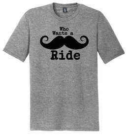 Who Wants a Ride Unisex Tee, Heather Grey,