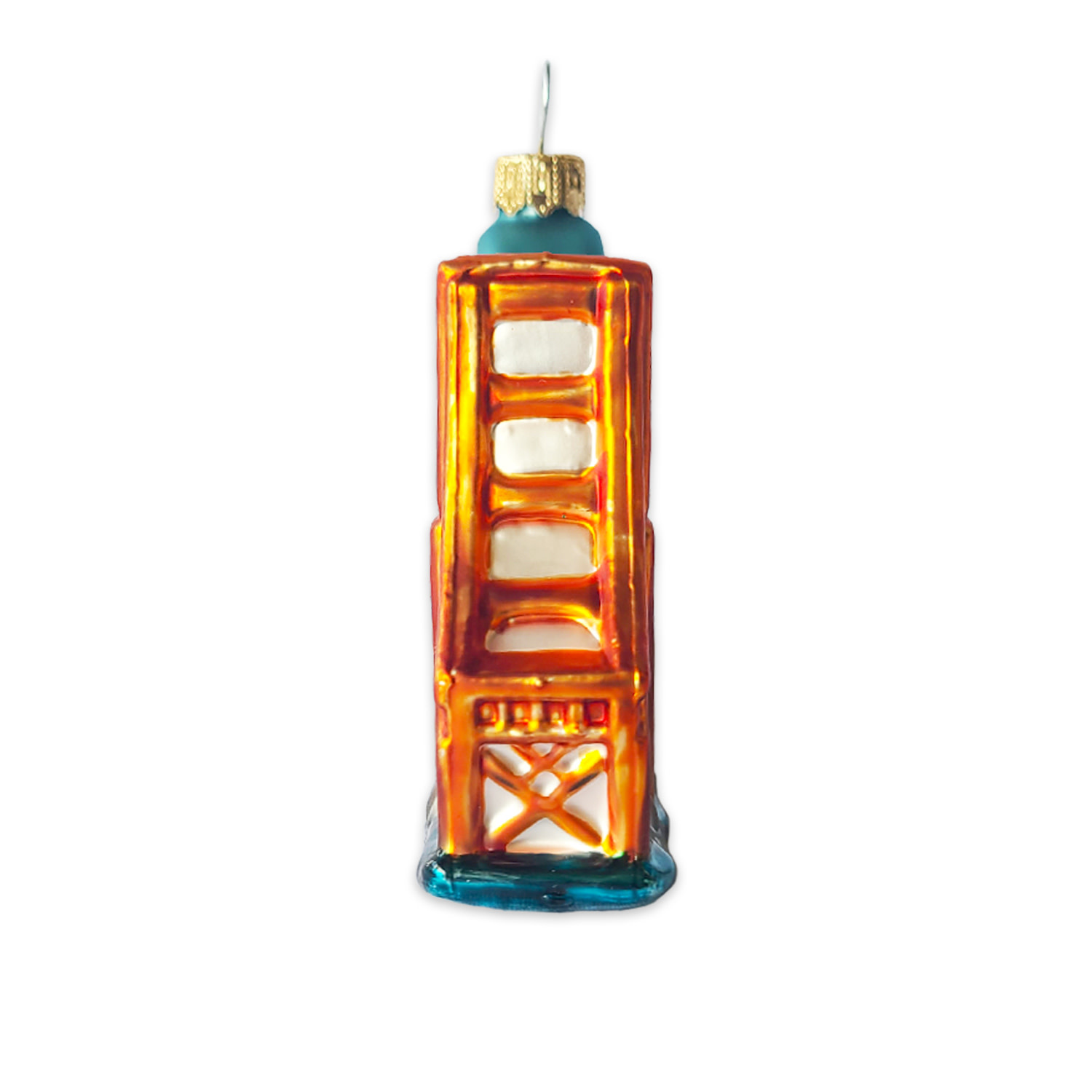 SF Mercantile Golden Gate Bridge Glass Ornament