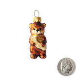 SF Mercantile Mini Bear Hug Glass Ornament