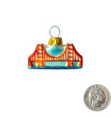 SF Mercantile Mini Golden Gate Bridge Glass Ornament