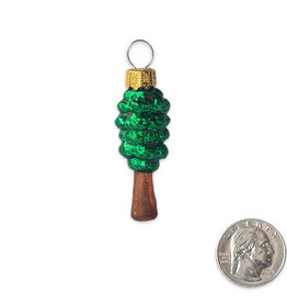 SF Mercantile Mini Redwood Tree Glass Ornament
