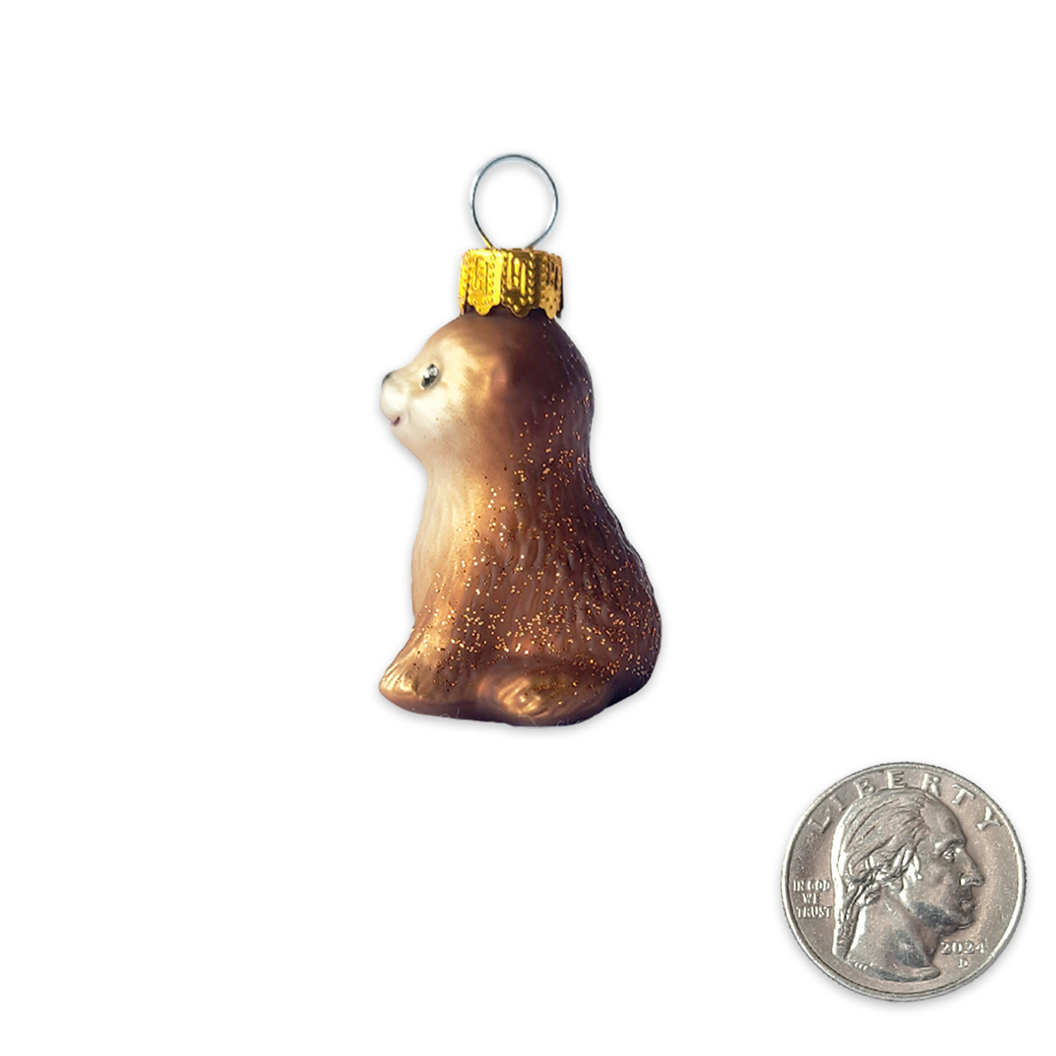 SF Mercantile Mini Sea Lion Glass Ornament