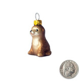 SF Mercantile Mini Sea Lion Glass Ornament