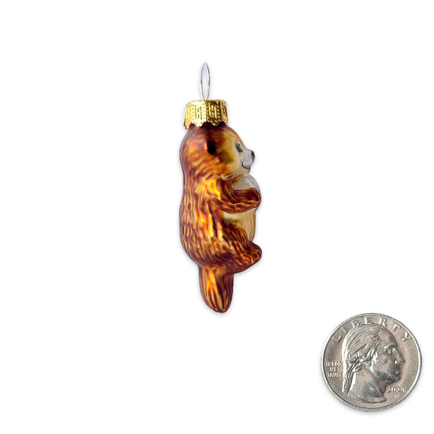 SF Mercantile Mini Sea Otter Glass Ornament