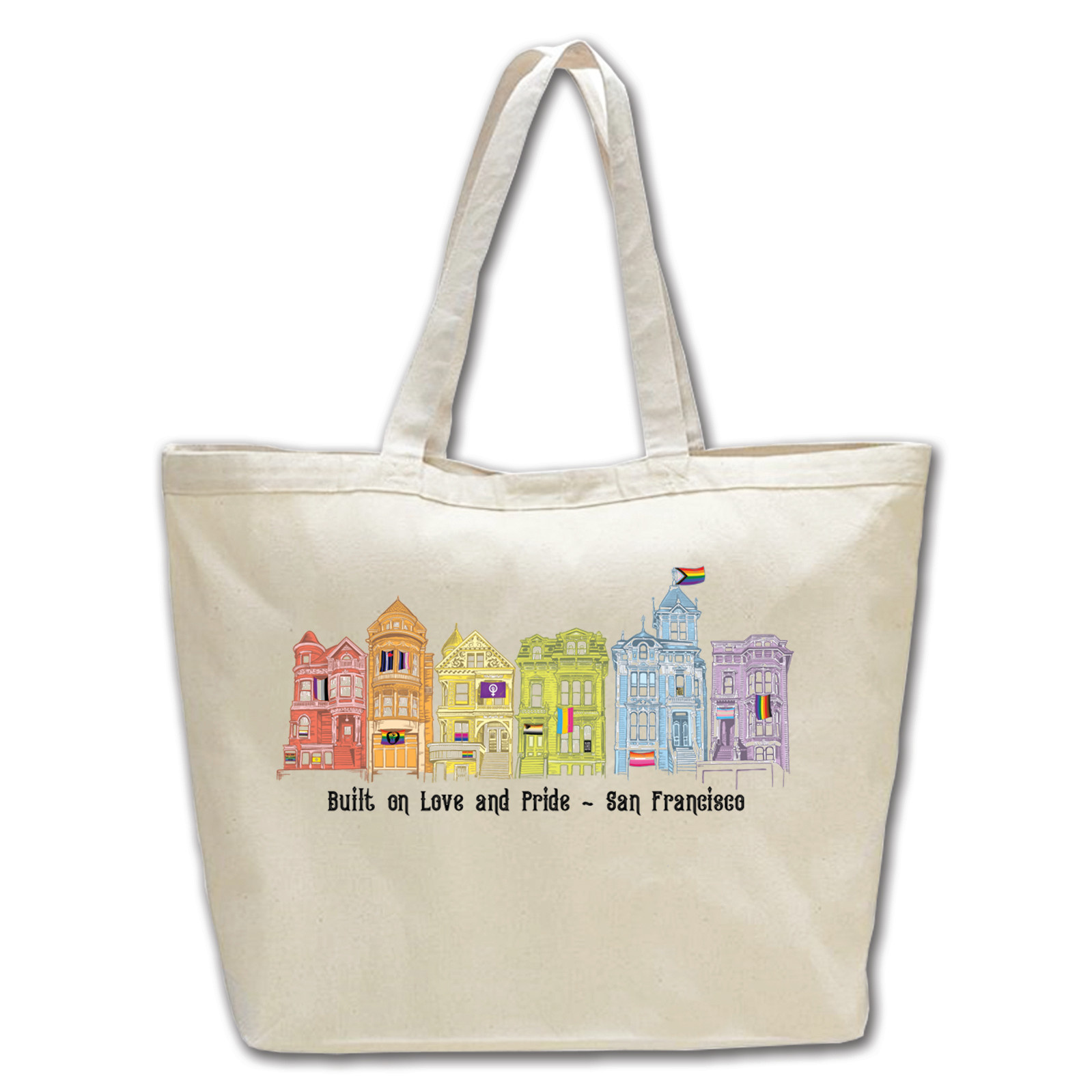 Built on Love Victorians Beach Bag