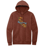 CA State w/Poppies P/O Hoodie, Heather Russet,