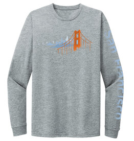 SF Fog Long Sleeve Tee, Lt. Heather Grey