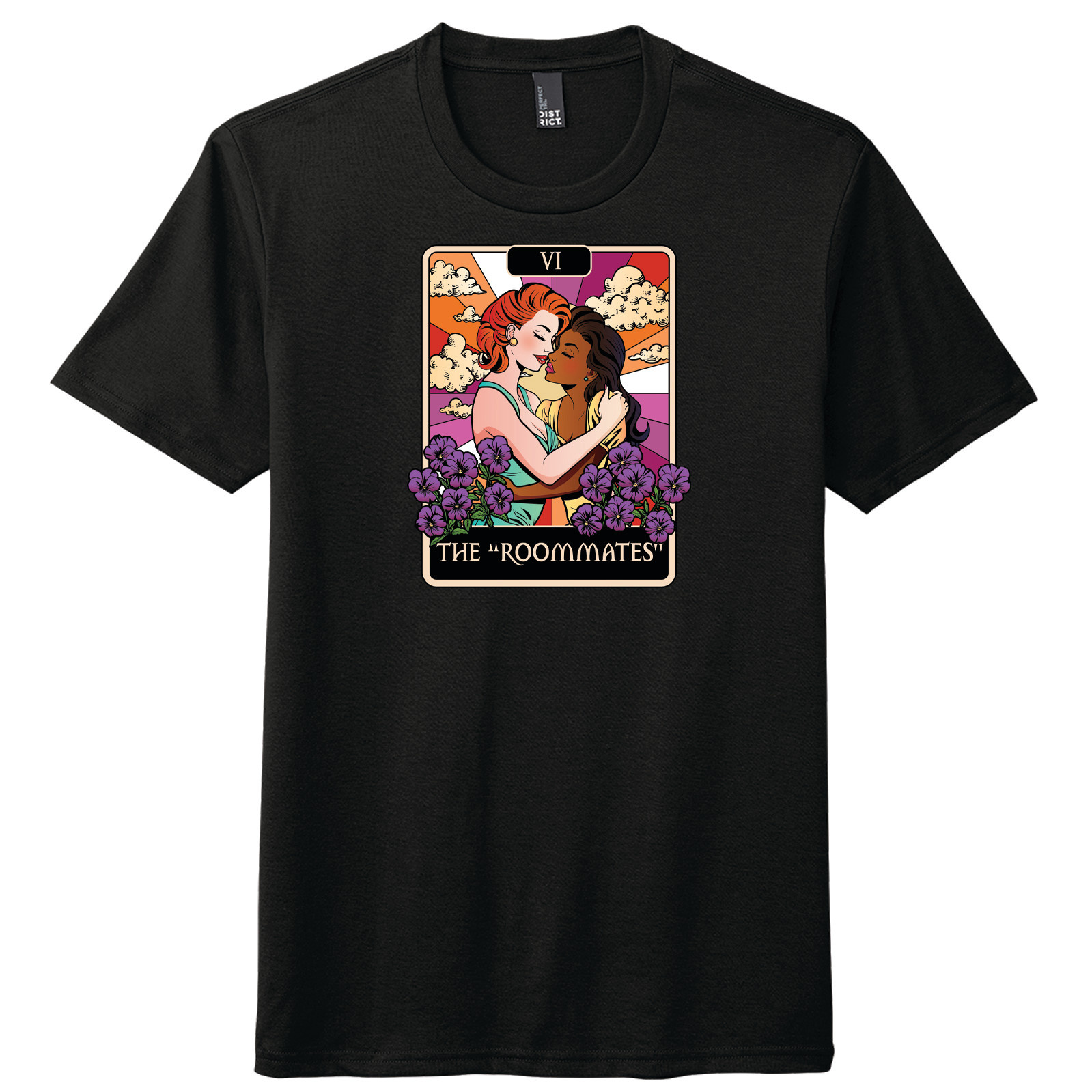 The Roommates Tee, Black