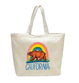 Good Vibes Bear Beach Bag