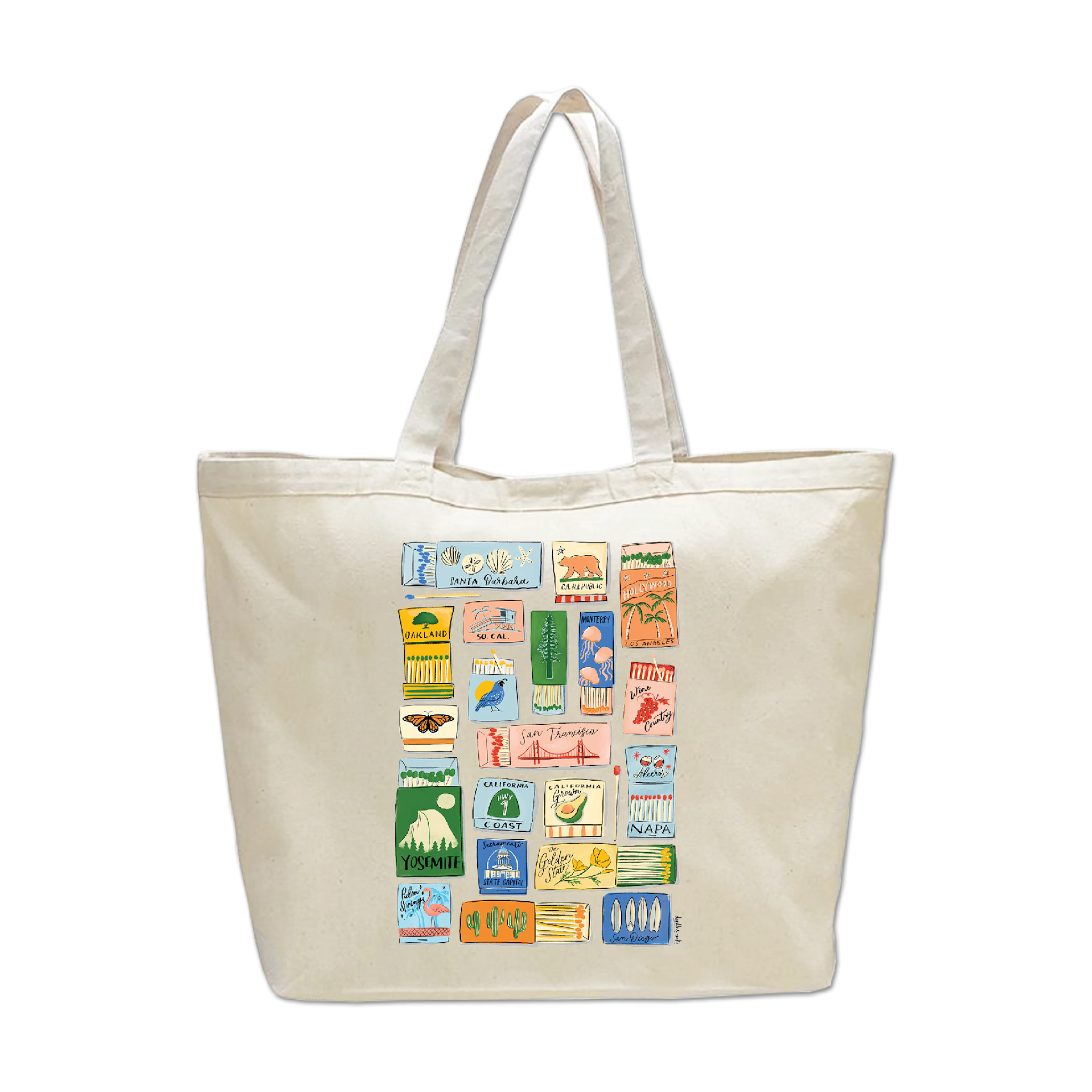California Matches Beach Bag