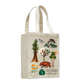 California Collage Book Bag