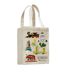Sacramento Collage Book Bag