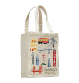 San Francisco Collage Book Bag
