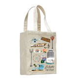Los Angeles Collage Book Bag