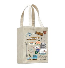Los Angeles Collage Book Bag
