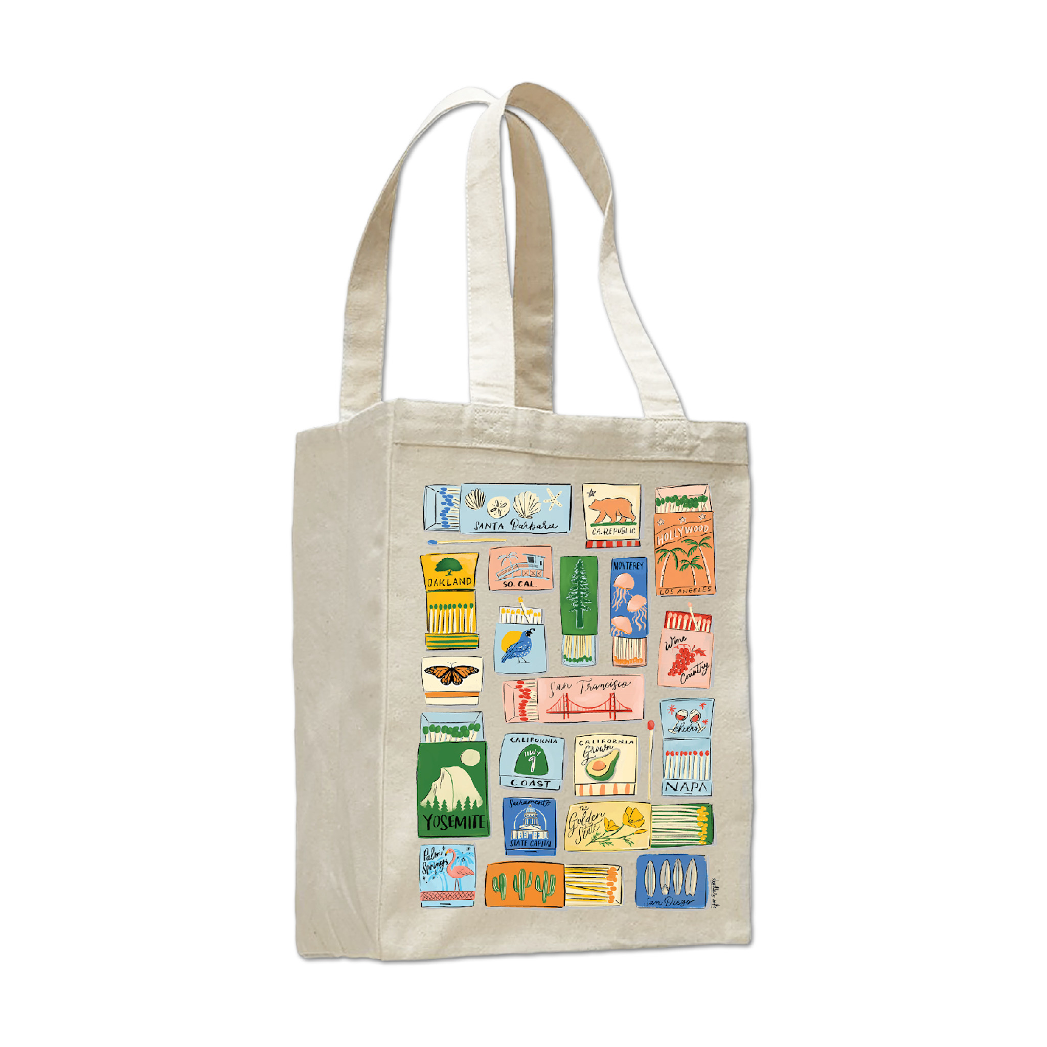 California Matchboxes Book Bag