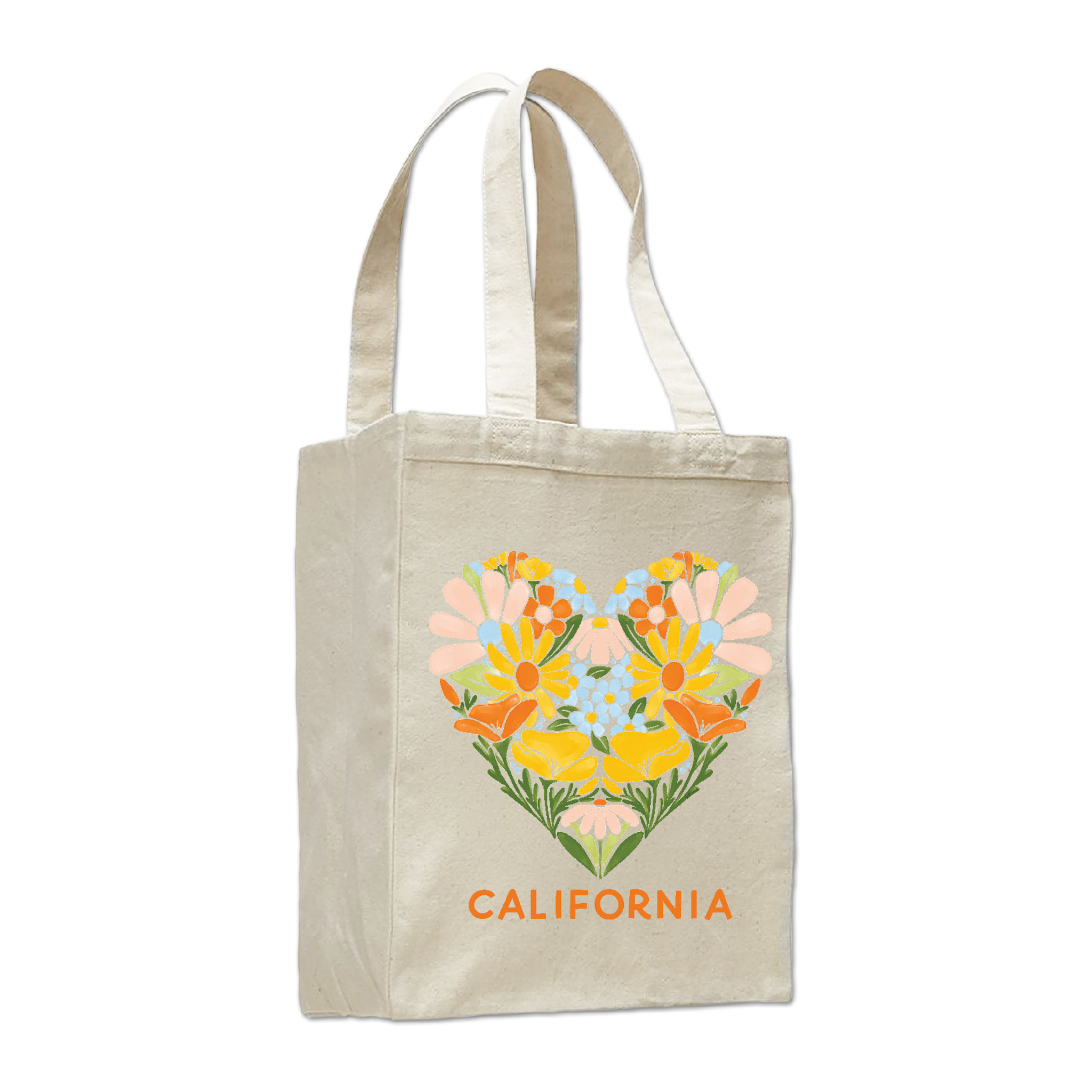 California Love Blooms Book Bag