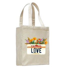 CA Love License Plate Book Bag