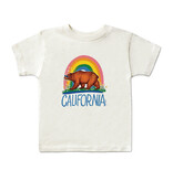 Good Vibes Bear Kids Tee, Cream