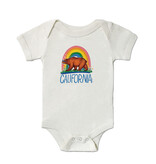 Good Vibes Bear Onesie, Cream