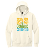 Oakland Groovy Unisex Hoodie, Cream