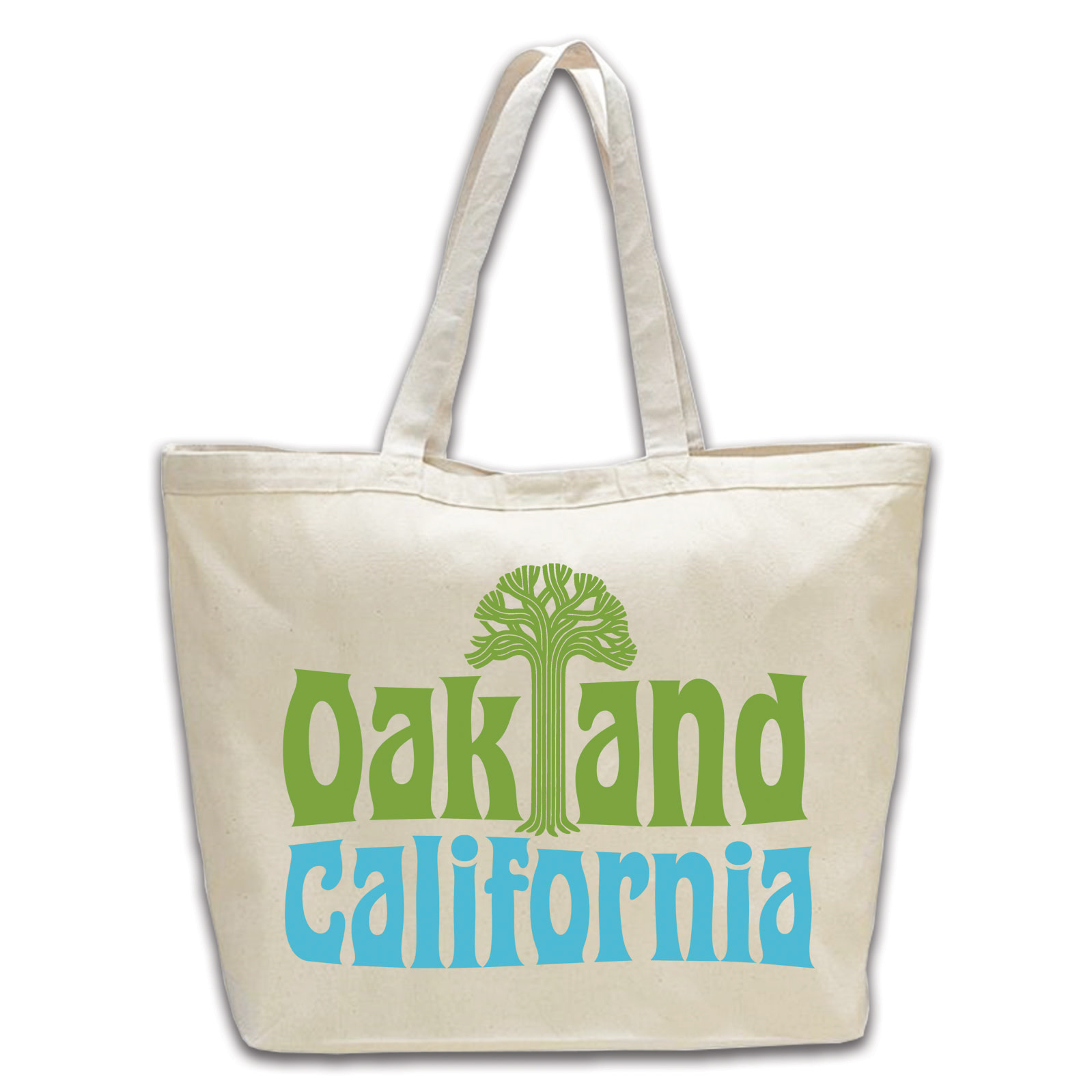 Oakland Groovy Beach Bag