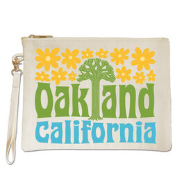 Oakland Groovy Zipper Pouch