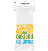 Oakland Groovy Flour Sack Tea Towel