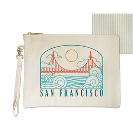 Wavy Bridge Zipper Pouch