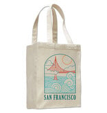 Wavy Bridge Book Bag
