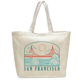 Wavy Bridge Beach Bag