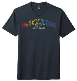 Varsity SF 1776 CA Unisex Tee, Navy
