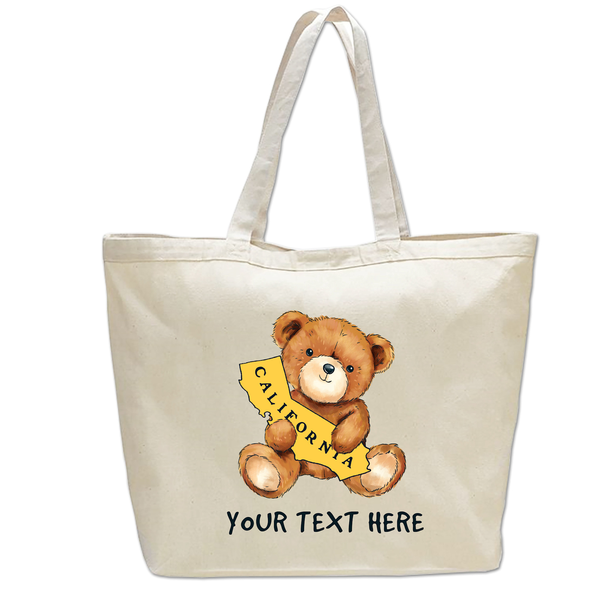 CA Teddy Bear Beach Bag