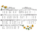 I Love You California Sheet Music Zipper Pouch