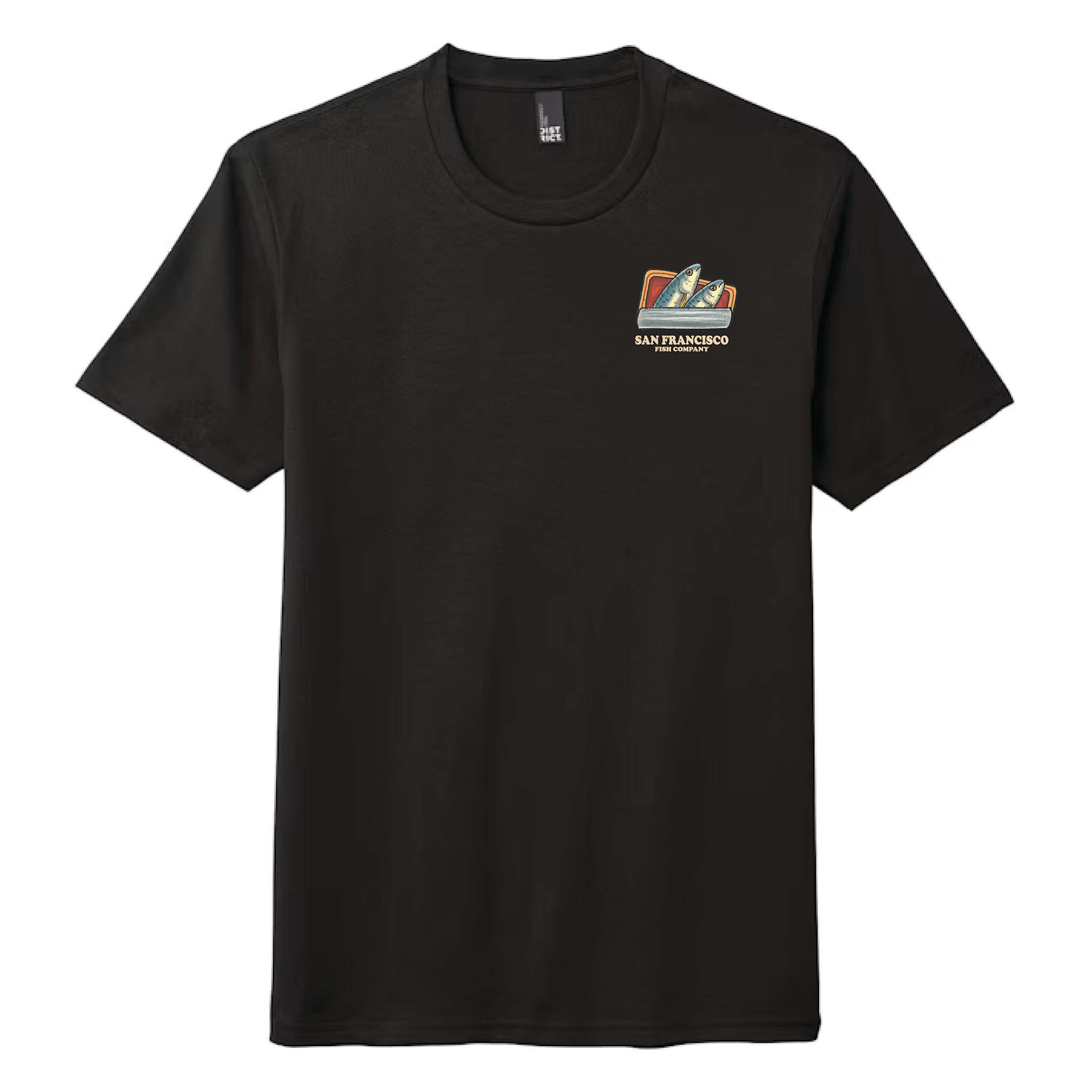 SF CA Sardines Unisex Tee, Black