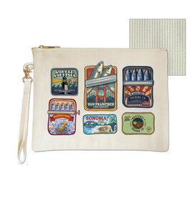 CA Sardines Zipper Pouch