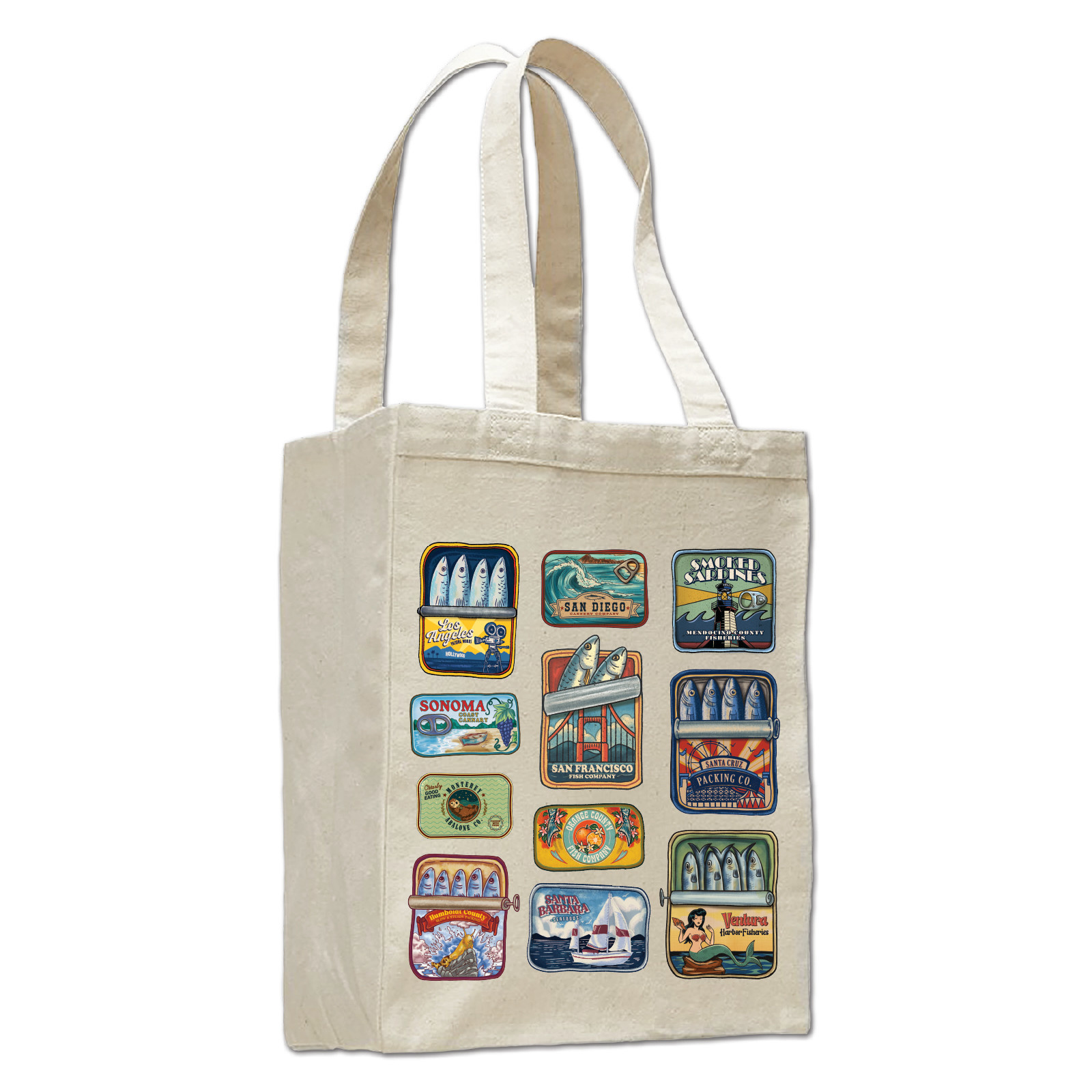 CA Sardines Book Bag