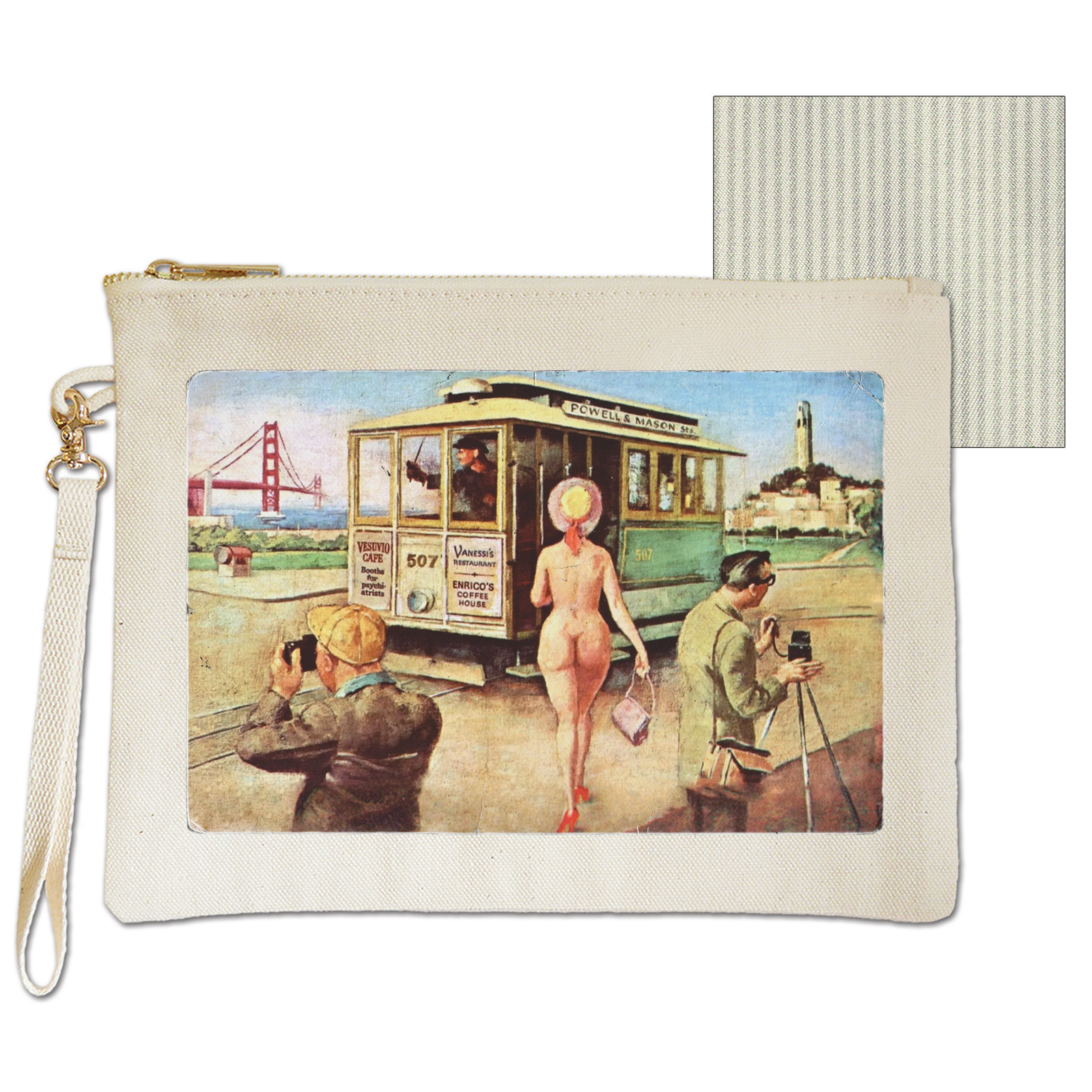 Double Exposure Zipper Pouch